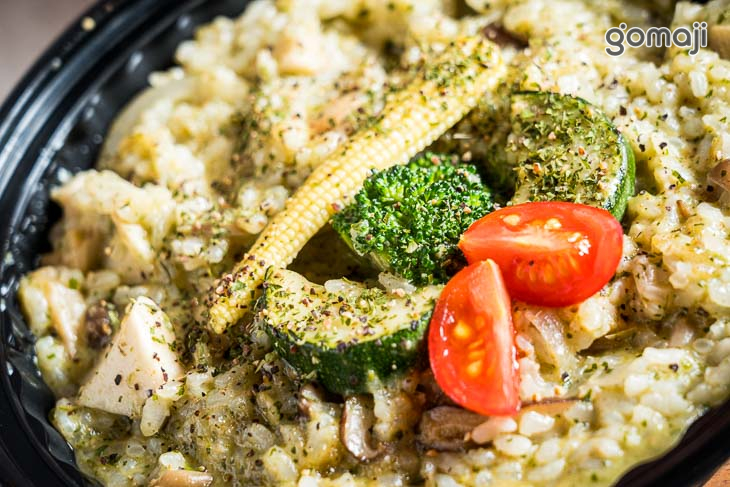 田園野菇青醬燉飯