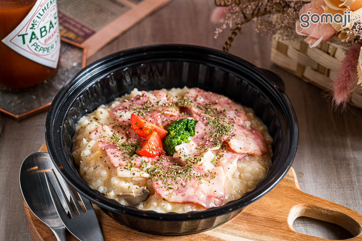 香煎培根白醬燉飯