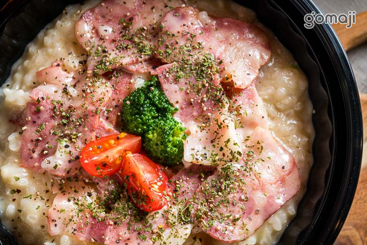 香煎培根白醬燉飯