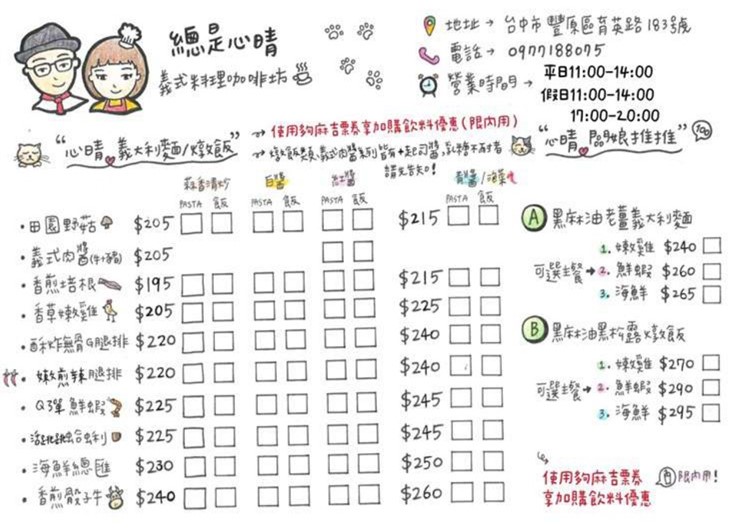 總是心晴義式料理咖啡坊