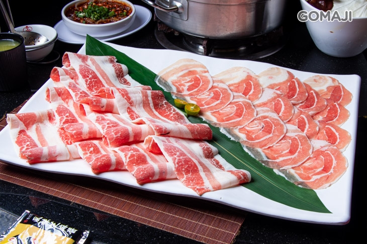 五花牛肉+五花豬