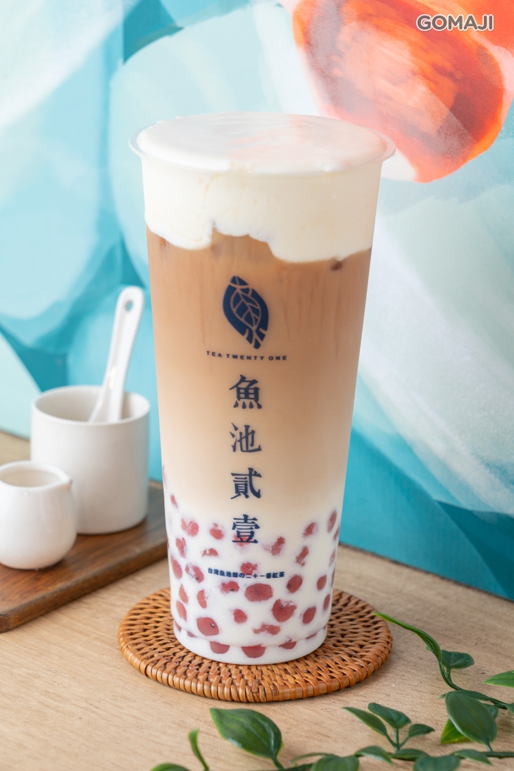 蓋世手作火龍果珍珠紅玉拿鐵