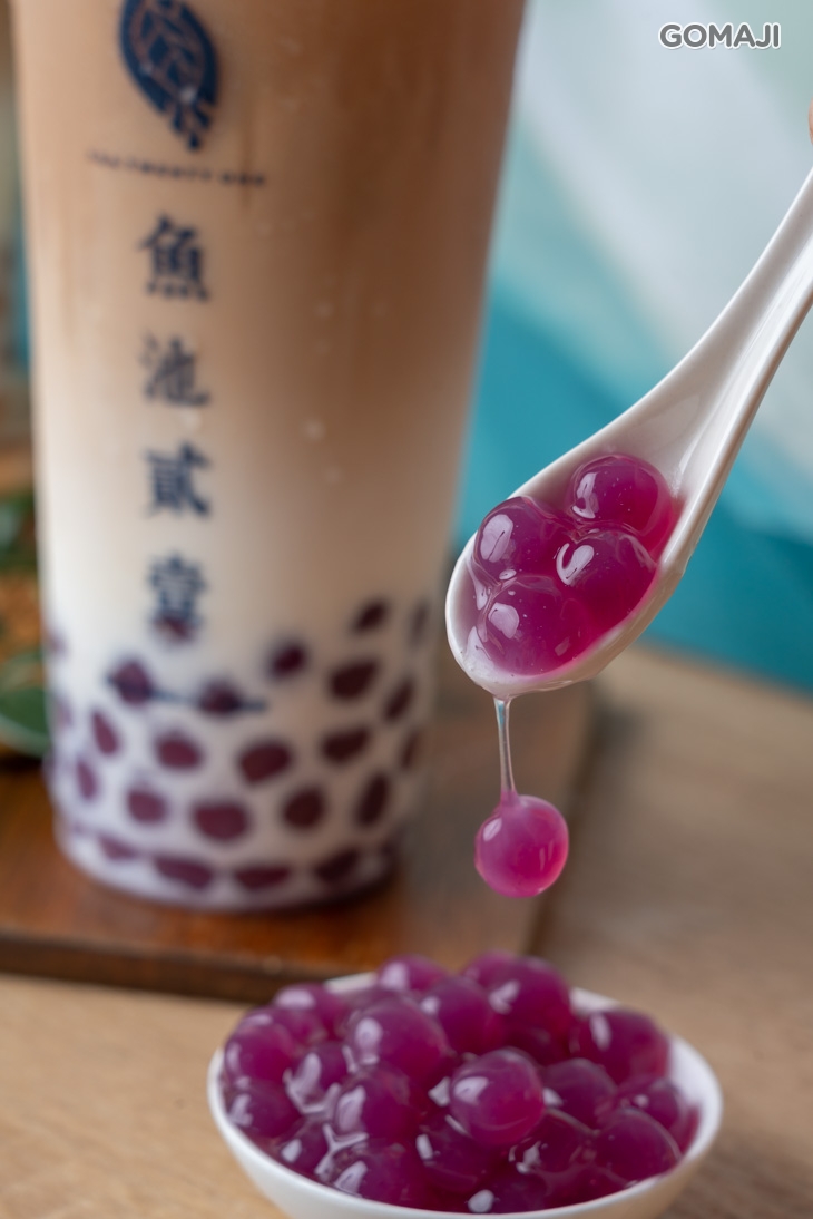 蓋世手作紫薯珍珠紅玉拿鐵