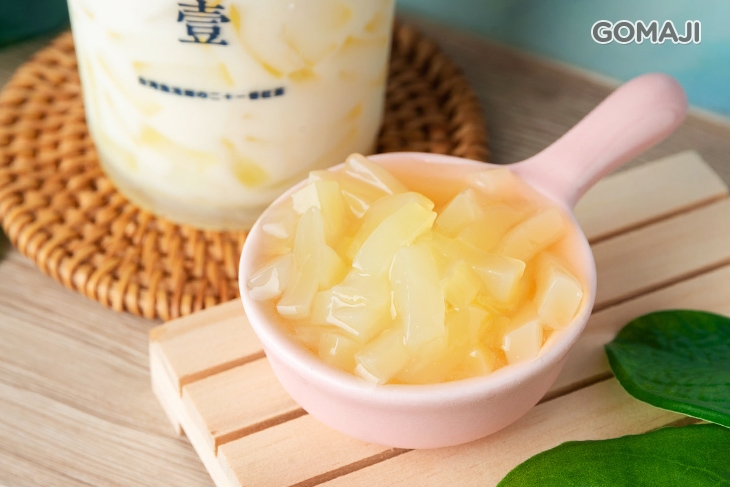 鳳梨椰果鮮奶茶 