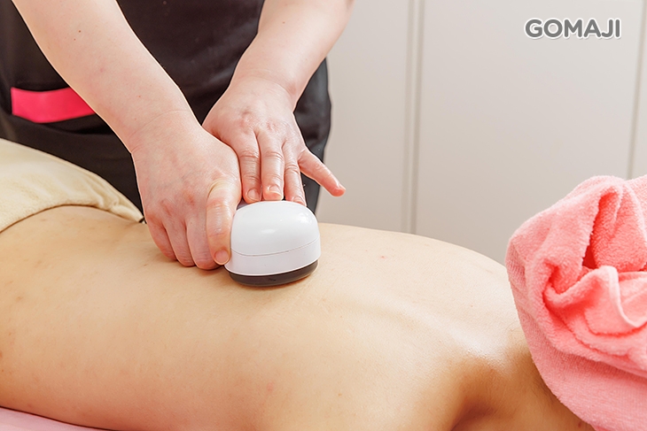 石墨稀熱灸加強上背三焦經絡舒通