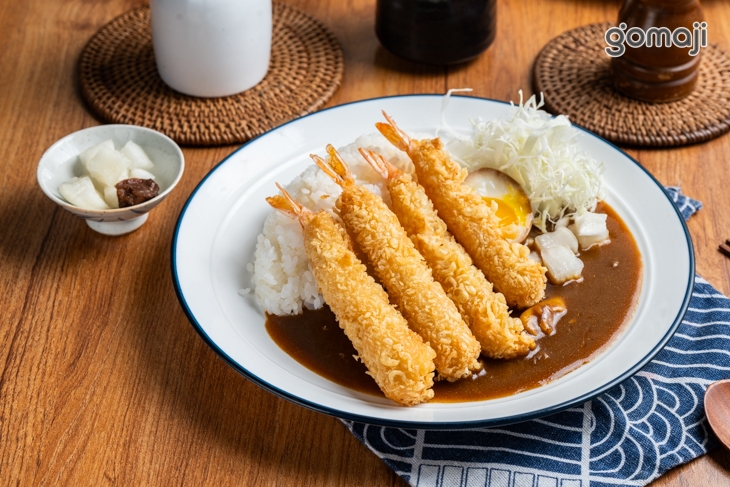 炸蝦咖喱飯