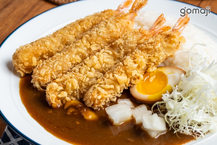 炸蝦咖喱飯