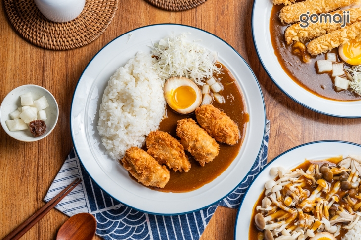 炸牡蠣咖喱飯