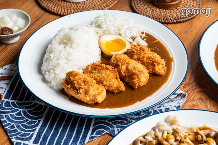 炸牡蠣咖喱飯