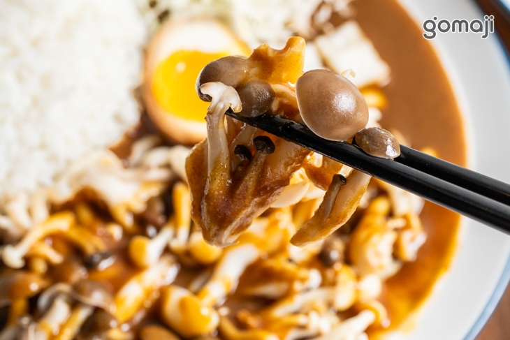 野菜菇菇咖喱飯