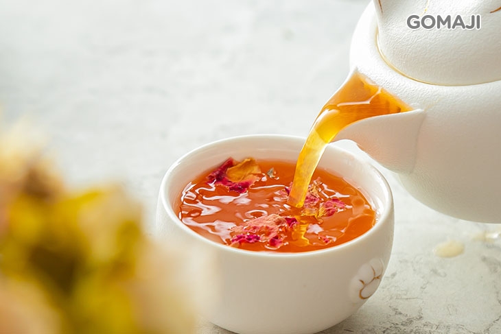 玫瑰花語水果茶