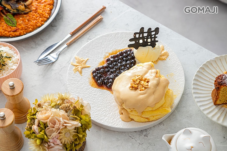 黑糖珍珠舒芙蕾鬆餅