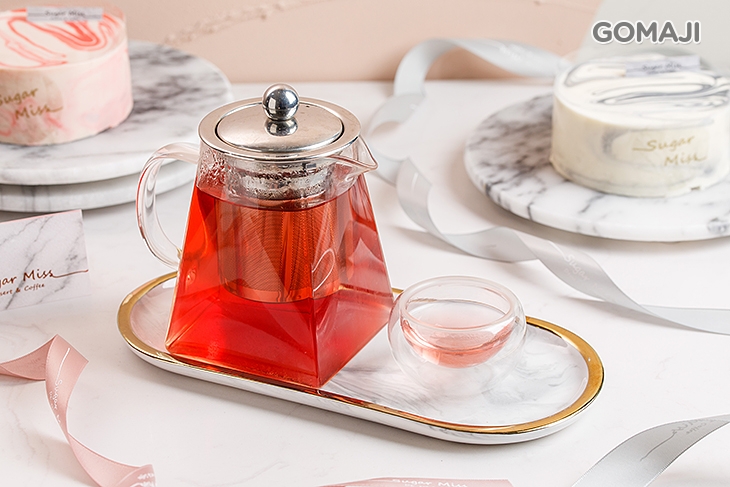 有機櫻桃玫瑰水果茶