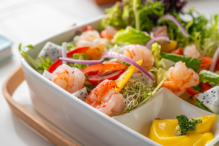 蝦蝦朵朵蔬果沙拉