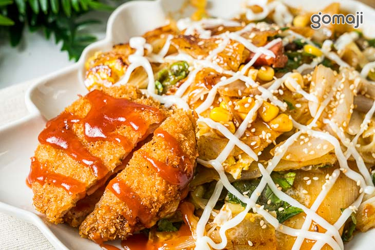 起司豬排烤冷麵