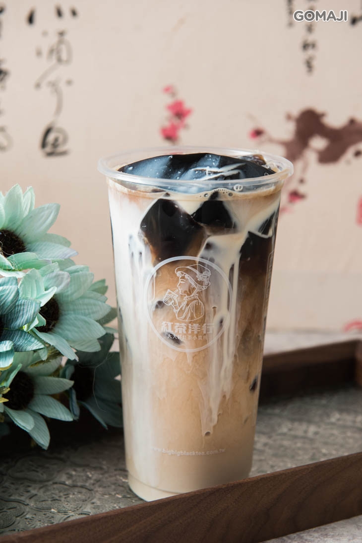 仙草凍奶茶
