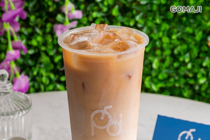 香島紅拿鐵+白玉珍珠 