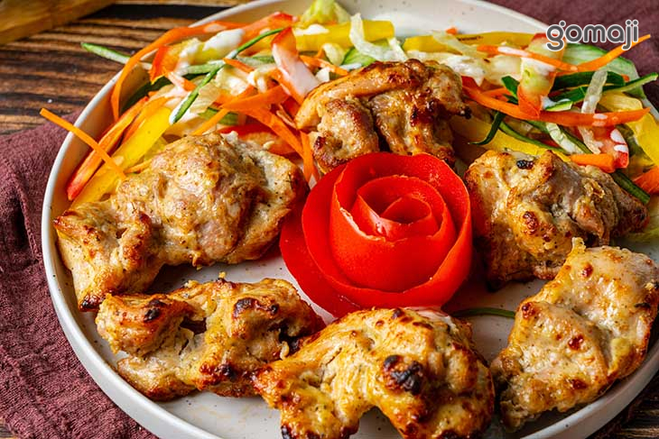 香料塔都雞肉塊、奶油窯烤雞肉塊