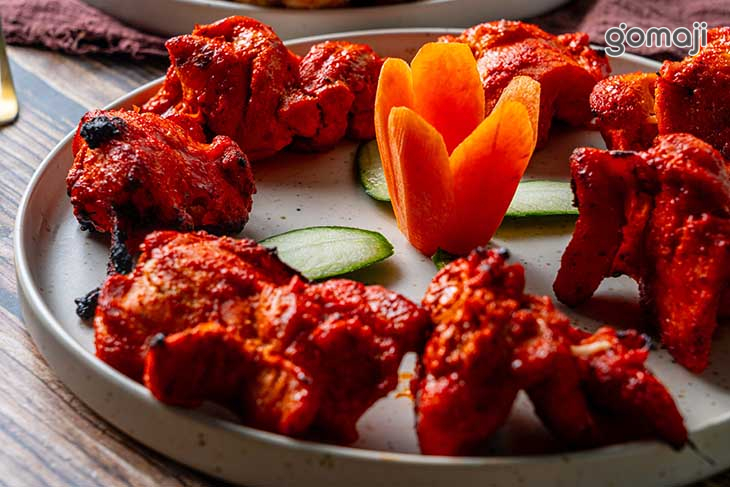 香料塔都雞肉塊、奶油窯烤雞肉塊