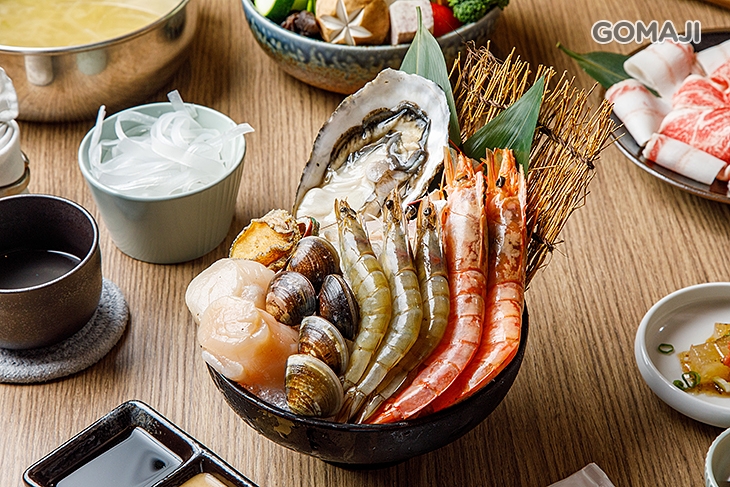 伊比利黑毛豚－五花及梅花(西班牙)、加價海鮮盤 