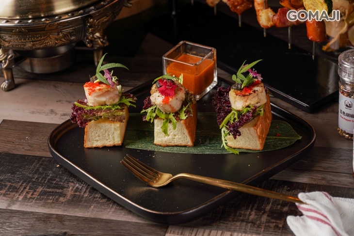 法式香煎干貝皇 