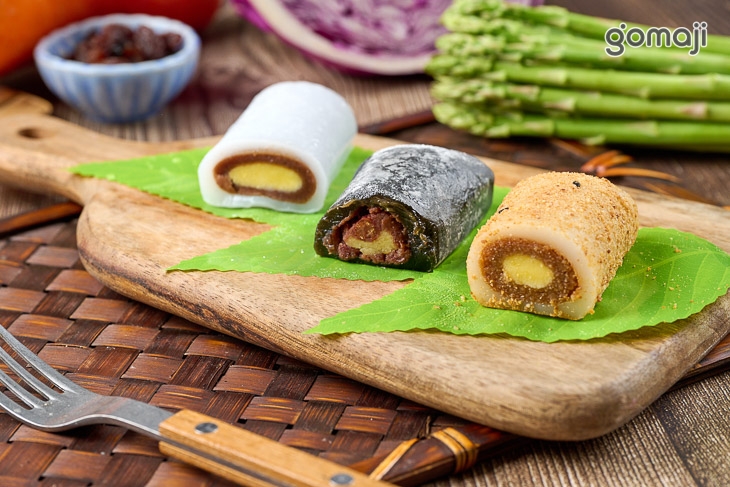 紅豆三色捲/芝麻花生捲/黑糖冰捲