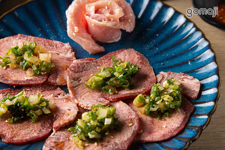 和牛牛舌+豬松坂