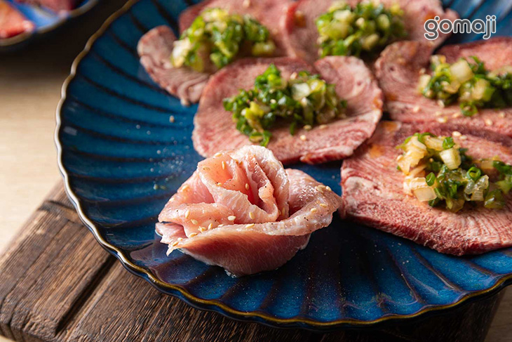 和牛牛舌+豬松坂