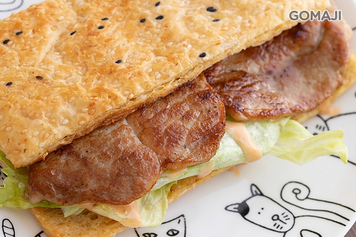 嫩煎里肌歐式燒餅