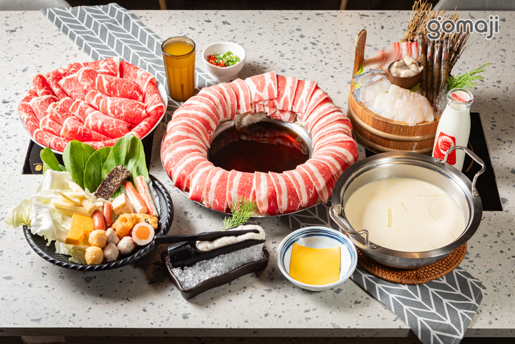 18盎司肉圈圈大肉盤海陸雙人套餐+蔬菜吧自助吃到飽