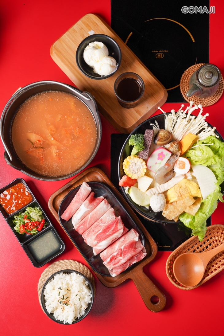 韓式泡菜鍋+台灣梅花豬