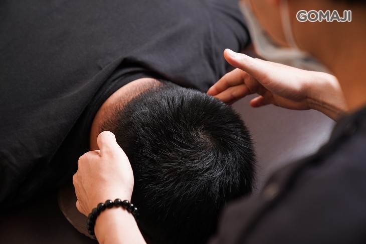 牽引調理：頭部、頸部、背部、腰部、臂部、手部、大小腿