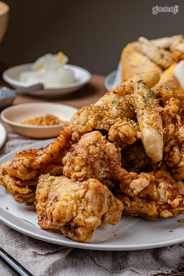 蒜味醬油炸雞