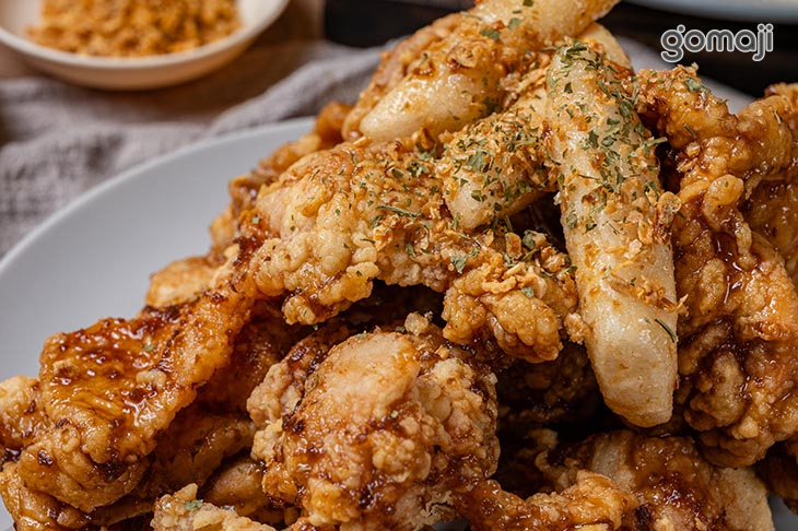 蒜味醬油炸雞