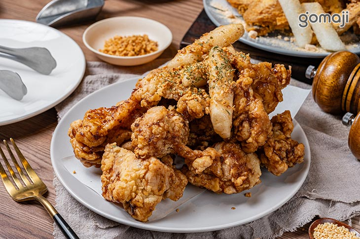 蒜味醬油炸雞