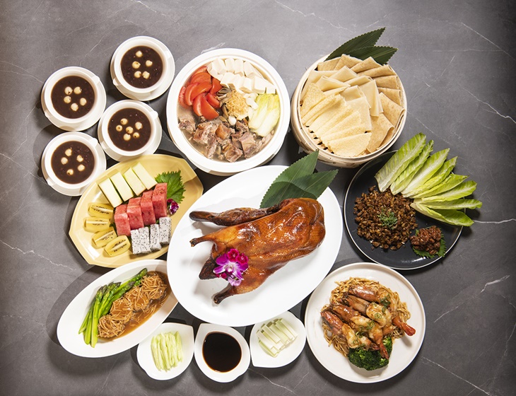 烤鴨海鮮雙享四人套餐