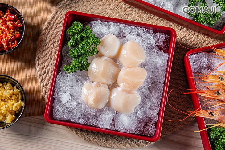 生食級大干貝