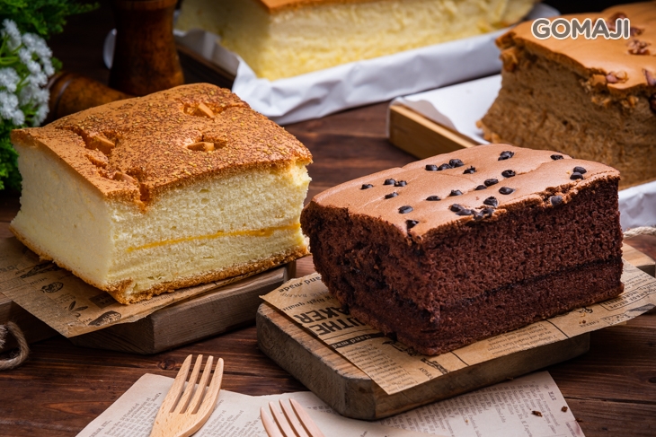 乳酪起士+爆漿巧克力雙拼