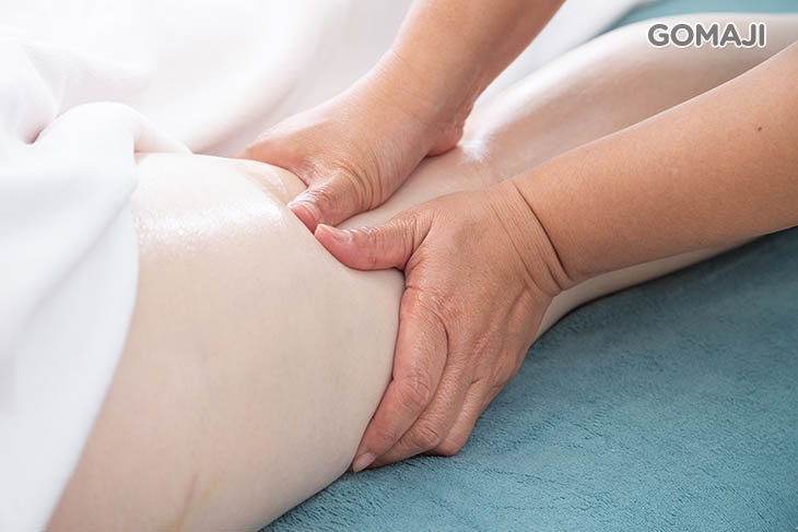 腿部按摩舒緩