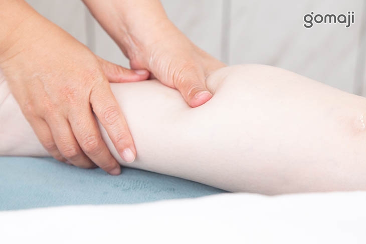 腿部按摩舒緩