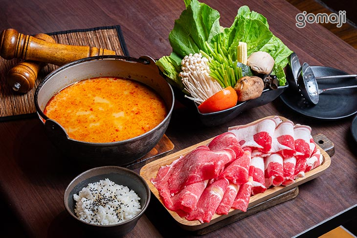 牛雙拼套餐(牛五花+板腱牛)