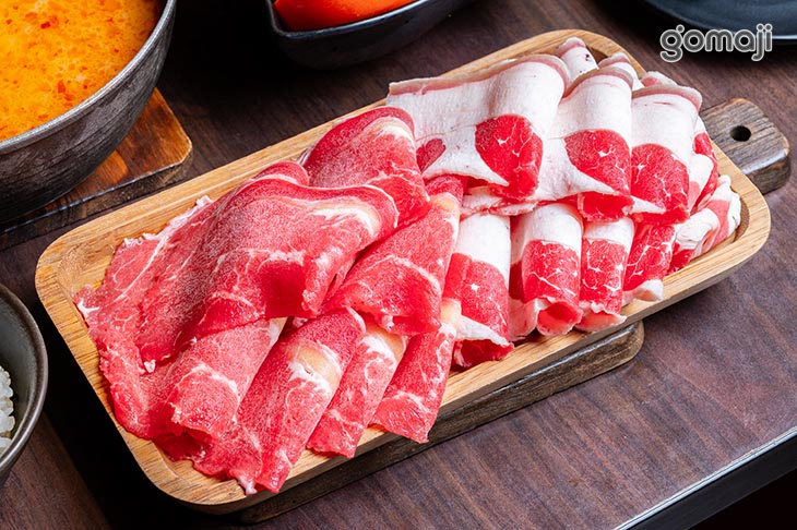 牛雙拼套餐(牛五花+板腱牛)