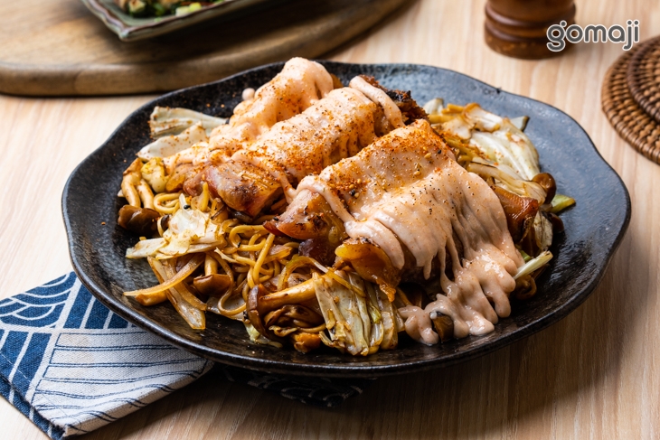 明太子雞腿麵