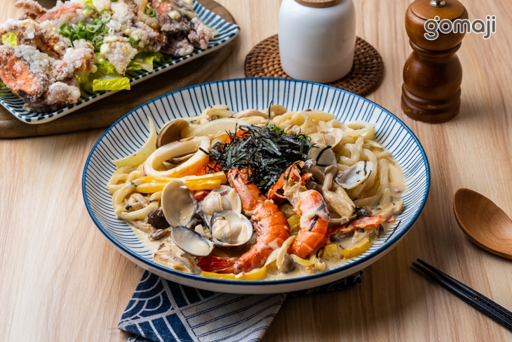 白醬海鮮烏龍