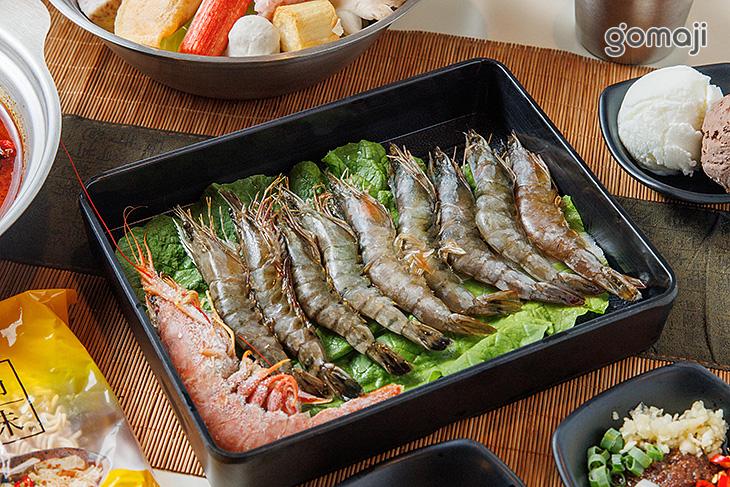 鮮蝦拼盤-川味麻辣鍋