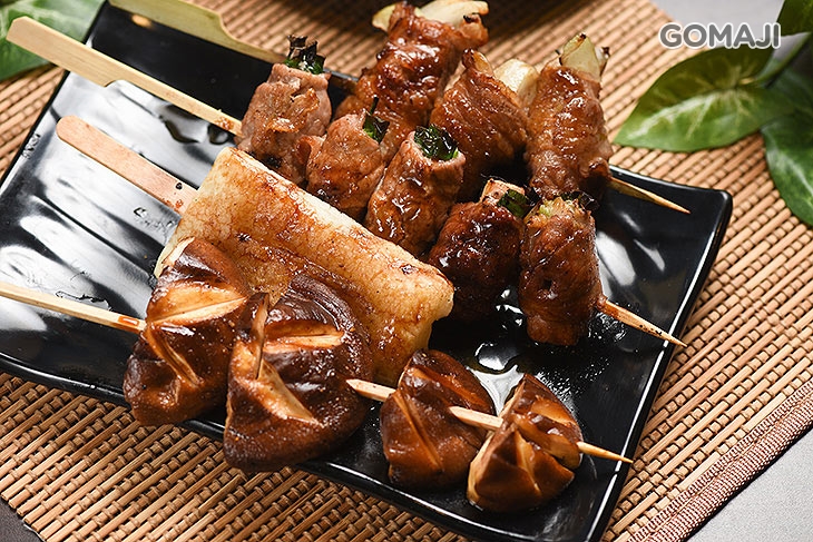 蔥肉捲/牛肉捲/烤麻糬/香菇