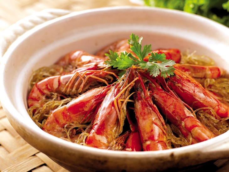 冬粉鮮蝦煲