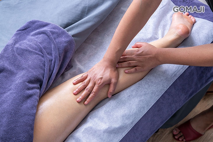 大腿至小腿部舒壓按摩