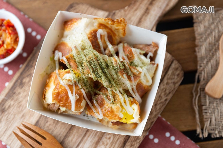 海苔和風燒肉蛋餅