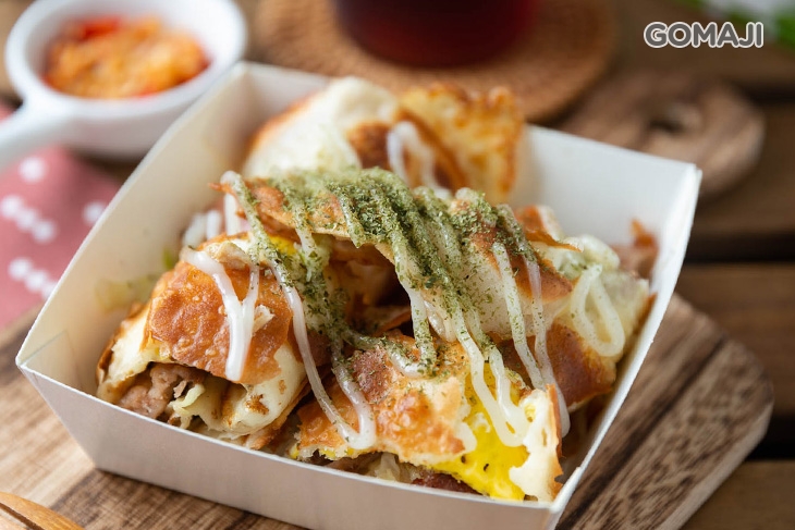 海苔和風燒肉蛋餅